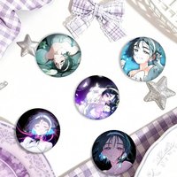 Anime Alien Stage Sua Anime Creative Tinplate Soft Button Pins Animal Icon Brooch Lapel Backpack Badge Accessories Pin