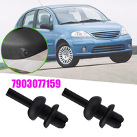 2PCS Car Parcel Shelf Clip For Citroen C3 I 2002 2003 2004 2005 - 2009 Rear Trunk Tray Boot Hook Cord String Strap Rivet