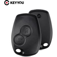 KEYYOU No Blade 2 Buttons Remote Car Key Shell Remote Fob Case For Renault Duster Modus Clio 3 Twingo DACIA Logan Sandero Kangoo