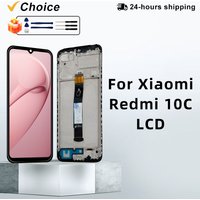 6.71" Choice For Xiaomi Redmi 10C LCD POCO C40 Display Touch Screen Digitizer Assembly For 220333QAG 220333QBI LCD Replacement
