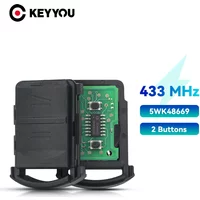 KEYYOU Remote Key 5WK48669 NO Chip For Vauxhall For Opel Corsa C Meriva Tigra Combo Van ASK 433.9MHz 434mhz without Blade