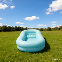 Pvc Inflatable Medical Care Patient Bed Bath Tub Pvc Inflatable Pool Anti-Decubitus Inflatable Bath Tub Medical Inflatable Dual-Tube Pool Nursing Bathtub