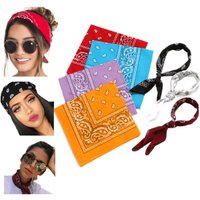 AliExpress NONE Fashion Unisex Men Women Bandana Hairband,biker Outdoor Cycling Sports Headwear,Square Scarf Handkerchief Hair Accessories