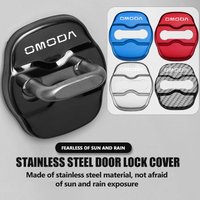4Pcs Car Door Lock Cover Stainless Steel Protection Accessories For Chery Omoda 5 E5 9 C3 C5 C9 C3 EV PRO PHEV FX