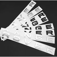 Range Rover Car Bonnet Letters Logo Badge Emblem Sticker Accessories For Land Rover Discovery Defender Sport Evoque HSE