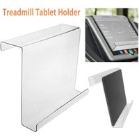 Acrylic Treadmill Tablet Holder Transparent Magazine Rack Portable Tablet Display Stand Exercise Running Reading Bike Stand