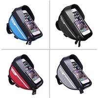 AliExpress NONE MTB Phone Holder Bike Bag 1L Touch Screen Bicycle Front Top Tube Frame Handlebar Cycling Accessories ZXCBB01