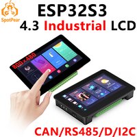 ESP32 S3 4.3inch LCD (B) 800x480 Captive TouchScreen Display Board LVGL with Sensor CAN I2C RS485