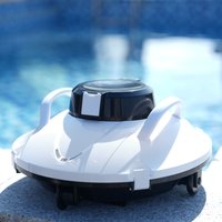 Robot Vacuum Cleaner for Pool Cordless 5000mAh Electric Rechargeable Robotic Swimming Pool Cleaners Automatic Wireless