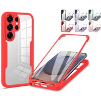 Clear 360 Full Wrap Case for Samsung Galaxy S26 S25 Edge S24 S23 S22 S21 Ultra Plus FE 5G Cover Camera Lens Screen Protection