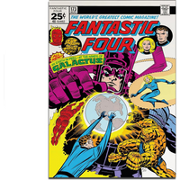 Superhero FANTASTIC FOUR Retro comics Poster Sticky Wall Sticker Living Room Bar Cafe Wall Decoration