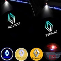 2Pcs LED Car Door Welcome Light Laser Projector Lamp for Renault Megane / Koleos / Laguna / Talisman / Latitude