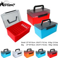 Fishing Tackle Box Squid Jig Organizer Boxes Webfoot Octopus Egi Plastic Storage Box Minnow Hard Bait Container Sea Tool Case