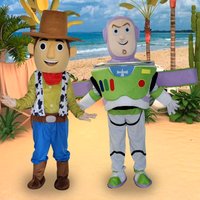 Buzz Lightyear Mascot Costumes Adult Cartoon Woody Cowboy Cosplay Suits Carnival Party Performance Birthday Prop Kids Gifts