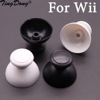TingDong 10 Stück Ersatz-Thumbstick-Joysticks-Kappenschale, Pilzkappen für Nintendo Wii Nunchuck Controller