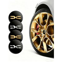 4Pcs 56mm Car Wheel Center Hub Caps Emblem Stickers For Dacia Logan Sandero Duster Lodgy Spring Jogger Dokker Stepway Bigster RS