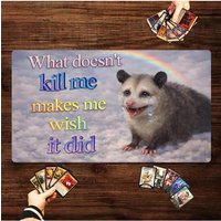 The Magic Gathering Playmat Funny Meme Magic Party Game Mat Durable Rubber for MTG&TCG Games . Mouse Pad Offices Desk Mats