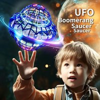 Upgraded Flyball UFO With LED Flying Spinner Fidget Toys Boomerang Flyorb Magic Flying Ball Drone Orb Fly Nova Children Toy Gift