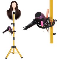 Mannequin Head Stand 55 Inch Mannequin Head with Tray Adjustable Wig Head Stand Wig Stand Tripod for Mannequin Head