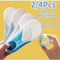 1/2Pairs Kids Memory Foam Insoles Children Orthopedic Pad Breathable Flat Foot Arch Support Insert Sport Shoes Running Care Tool
