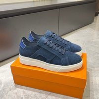 Luxury Men's Casual Sneakers New Design Suede Color Block Chunky Platform Skate Shoes Lace-Up Trendy Versatile Running Shoes