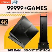 Mini PC Retro Game Box G3 Pro Dual System 99999+ Games 8G/16G RAM 2/4TB Intel Game Console for PS2 PS3 WiiU Wii GameCube Saturn