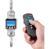 SucceBuy 3000kg/10000kg Digitale Kranwaage mit LCD & 3 Einheiten-Umschaltfunktion Fernbedienung Industrielle Hängewaage für Garage und Fabrik