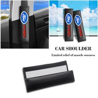 2Pcs Car Styling Seat Belt Covers Shoulder Protector Pad For Ford Ranger S-Max Transit Focus Galaxy Custom Mondeo Tourneo Ranger