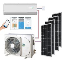 Deye 100% Energy Saving Solar Powered air Conditioner Hybrid AC/DC 12000BTU 18000BTU 24000BTU Solar Air Conditioner for Homes