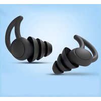 Soft Earplugs for Sleep 3 Layer Reusable Silicone Noise Cancelling Hearing Protection Ear Plugs for Travel Work Study New