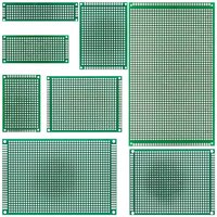 1/5PCS PCB Board Prototype Green 2x8/3x7/4x6/5x7/7x9/8x12/9x15cm Double Sided Circuit Boards For DIY Soldering Project
