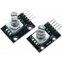 1pcs 360 Degrees Rotary Encoder Module For Arduino Brick Sensor Switch Development Board With Pins KY-040 20MM HW-040 15MM