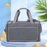 Portable Folding Pet Bag with Oxford Zipper for Cats & Dogs Air Case Pet Supplies Wholesale Factory