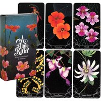 2023 New A Little Rain Botanical Oracle Deck 52 Unique Beautiful Botanical Illustrations Card Love Oracle Cards Tarot