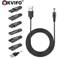 KVIFO 8 PCS Replacement Power Cord 5V Charger USB Adapter Suitable for All Kinds Electric Hair Clippers Beard trimmers Shavers
