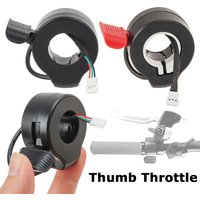 36V 48V Waterproof Finger Thumb Throttle Electric Bicycle Accessories Waterproof Connector Ebike Thumb Throttle