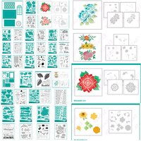 Vintage Spring Hand-Picked Flowers Metal Cutting Dies Stencils for DIY Scrapbooking Album Stamp Make Paper Card Embossing New