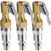AliExpress 1PC Standard Tire Air Chuck - Brass Quick Connect Clip-On for Inflatable Pump, Reinforced Nozzle w/Anti-Leak