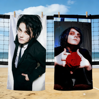 Rock Band My c-Chemical r-Romance g-gerard way soft Beach Towels Trip swim Pool bathing Towel Gym Spa home Decor Gift Holiday