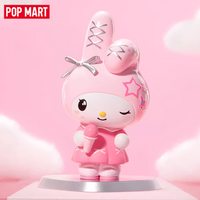 POPMART SANRIO CHARACTERS PINK PARTY Series Blind Box Toys Kawaii Anime Action Figure Surprise Mystery Box Dolls Gift