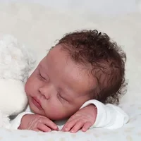 18-calowe już wykończone malowane części lalki Reborn Delilah miękkie winylowe akcesoria dla lalek Diy części do lalek