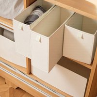 Clothes Organizers Underwear Pants Storage Box of Cabinets and Drawers Fabric Foldable Boxes for Bedroom Wardrobe Organization