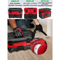 49-90-1900 HEPA Filter Foam Sleeve Filters Replacements for Milwaukee Cordless M18 Vacuum 0780-20 0880-20 Filter Accessory Parts