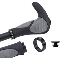 AliExpress NONE MEROCA bicycle grips with horns Rubber ergonomic mtb grips lock on Comfortable Anti slip For MTB Road bike bike Handlebar Grip