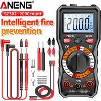 ANENG SZ302 Digital Automatic Tester NCV Detector Resistance Ohm Ammeter Capacitance Meter Multimeter AC/DC Votage Current