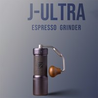 1zpresso J Ultra Manual Coffee Grinder 48mm Burrs Espresso Grinder unique external adjustment 8-micron movement per click