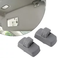2pcs Car Front Sun Visor Sunvisor Hook Clips Bracket For Skoda For Fabia 00-08 For Skoda For Octavia 97-11 For Skoda For Superb