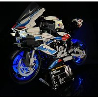 BYB LED Light Kit For 42130 M 1000 RR Motorcycle Building Blocks Decorative Lamp Remote Control Not Include Lego Building Blocks