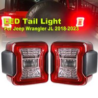 Tylna lampa LED do Jeepa Wranglera JL 2018-2023, światła hamowania, cofania, światła do jazdy dziennej, akcesoria do tylnych lamp