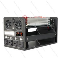 Outdoor Power Supply Kit Pure Sine Wave 12V 24V 48V to 220V Lithium Battery Energy Storage Kit Inverter Case